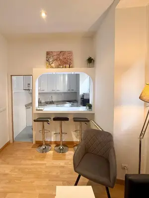 Una cocina o zona de cocina en Aparta-Estudio en Plaza Mayor
