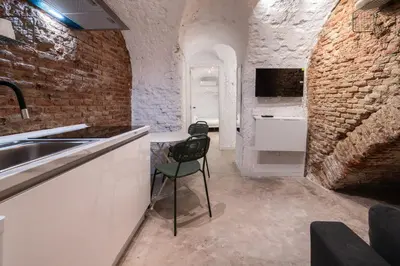Una televisión o centro de entretenimiento en MV26 Full Apartament Malasaña Gran Via