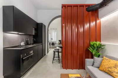 Una cocina o zona de cocina en Donoso Red Apple