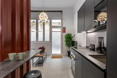Una cocina o zona de cocina en Donoso Red Apple