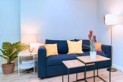 Zona de estar de Comfortable Studio in Lavapies - Madrid Center
