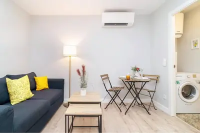 Zona de estar de Comfortable Studio in Lavapies - Madrid Center