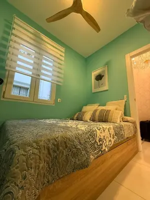 Cama o camas de una habitación en Habitación baño privado Atocha