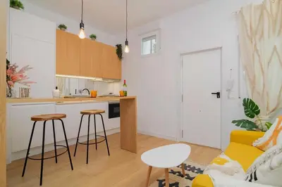 Una cocina o zona de cocina en Lavapies Loft culture and design