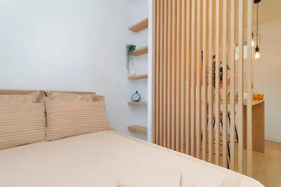 Cama o camas de una habitación en Lavapies Loft culture and design