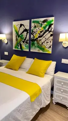 Cama o camas de una habitación en Habitación Toledo C