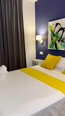 Cama o camas de una habitación en Habitación Toledo C