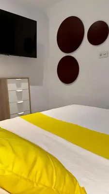 Cama o camas de una habitación en Habitación Toledo C
