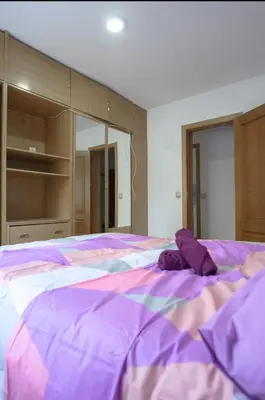 Cama o camas de una habitación en Luminoso Apartamento 3 rooms