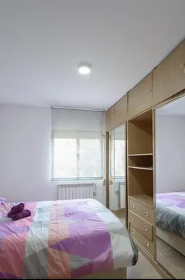 Cama o camas de una habitación en Luminoso Apartamento 3 rooms
