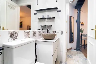 Una cocina o zona de cocina en Good Memories en el Sol de Madrid