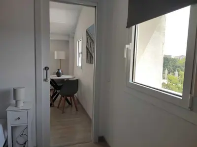 Plano de Piso luminoso Alcalá con vistas al Retiro