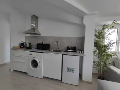 Una cocina o zona de cocina en Piso luminoso Alcalá con vistas al Retiro