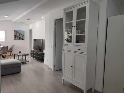 Zona de estar de Piso luminoso Alcalá con vistas al Retiro