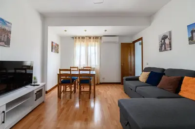 Zona de estar de GuestReady- Bright apartment in Madrid