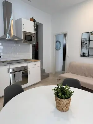 Una cocina o zona de cocina en Moderno espectacular hogar en Puerta del Ángel