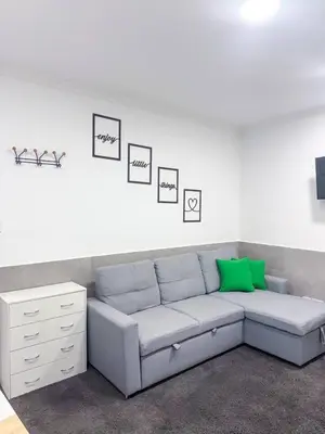 Zona de estar de Aparta-Estudio a unos pasos del Paseo el Prado