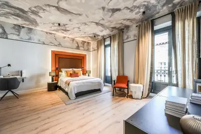 Cama o camas de una habitación en ColivINN Plaza Mayor