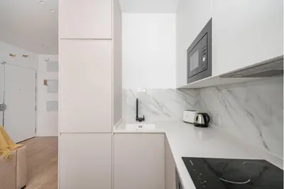 Una cocina o zona de cocina en Esencia de La Latina San Pedro