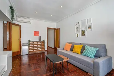 Zona de estar de Apartment in Salamanca neighborhood for 5 pax - Bocangel