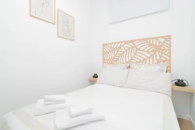 Cama o camas de una habitación en Esplendor Efímero de Madrid