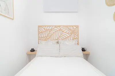 Cama o camas de una habitación en Esplendor Efímero de Madrid