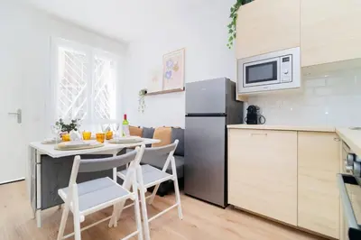 Una cocina o zona de cocina en Esplendor Efímero de Madrid