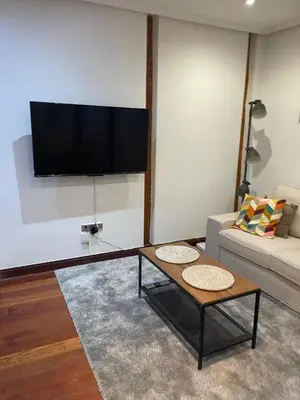 Una televisión o centro de entretenimiento en Exyca Homes Gran Via