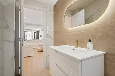 Un baño de Carretas Suites