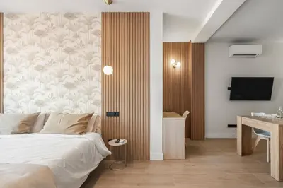 Cama o camas de una habitación en Carretas Suites