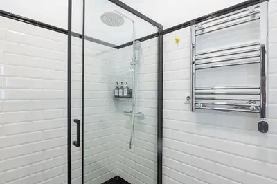 Un baño de Central and luxury Apartment in Madrid
