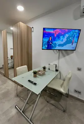 Una televisión o centro de entretenimiento en Chamberí Loft Madrid