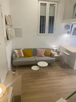 Zona de estar de Precioso apartamento en el corazón de Madrid