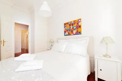 Cama o camas de una habitación en Regio Esquinazo Calle Mayor y Cava de San Miguel