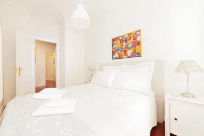 Cama o camas de una habitación en Regio Esquinazo Calle Mayor y Cava de San Miguel
