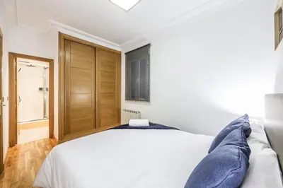 Cama o camas de una habitación en Luxury apartment in the center of Madrid