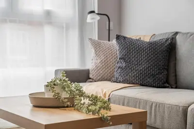 Zona de estar de Nice flat in General Ricardos - 2B