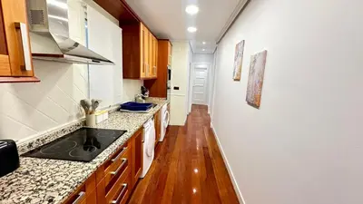 Una cocina o zona de cocina en Habitaciones en Toledo