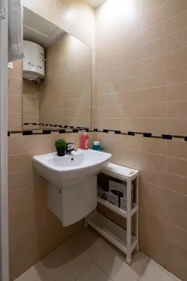 Un baño de Studio with terrace in Salamanca, Madrid