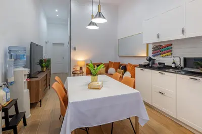 Una cocina o zona de cocina en Central and luxury apartament in Madrid 2 rooms 2 bathrooms