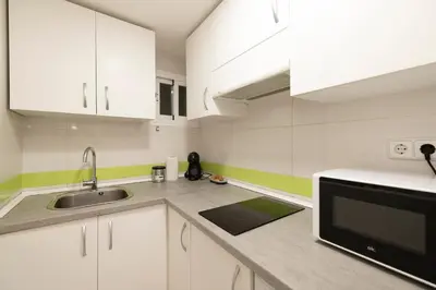 Una cocina o zona de cocina en Luxury apartment in Chamartín, Madrid center