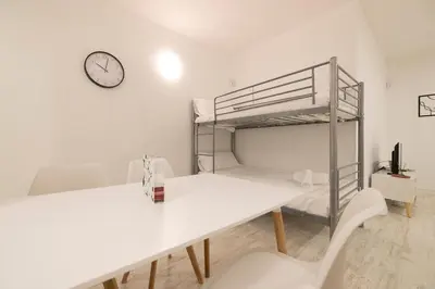 Cama o camas de una habitación en Luxury apartment in Chamartín, Madrid center