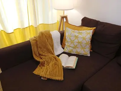 Zona de estar de Apartamento a una parada de Atocha