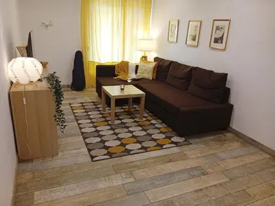 Zona de estar de Apartamento a una parada de Atocha