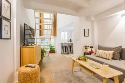 Zona de estar de Gran Via- Chueca (Tarifas Mensuales Disponibles)