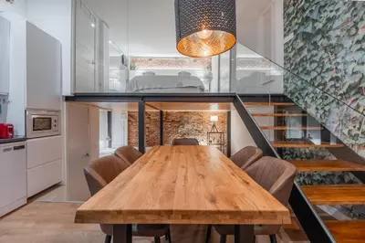Una cocina o zona de cocina en 3min Walk Malasana - Trendy Cafes and Tapas Street