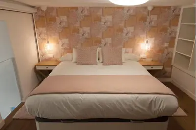 Cama o camas de una habitación en Vistas a Puerta de Sol
