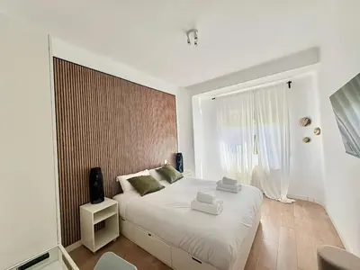 Cama o camas de una habitación en Retiro Residence esmeralda