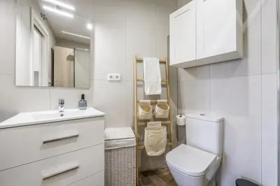 Un baño de Loft reformado en la Plaza Mayor