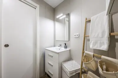 Un baño de Loft reformado en la Plaza Mayor